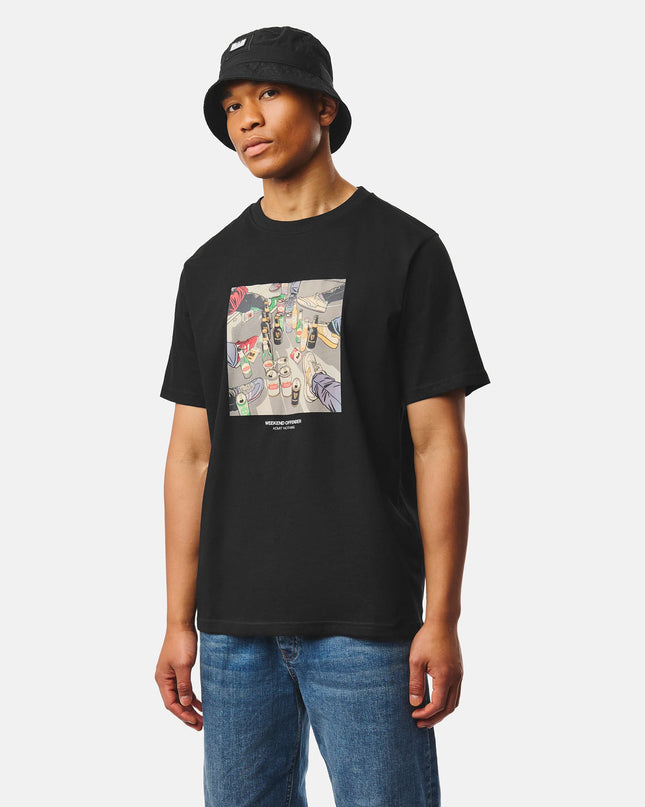 Weekend Offender Imbibo Graphic T-Shirt in Black