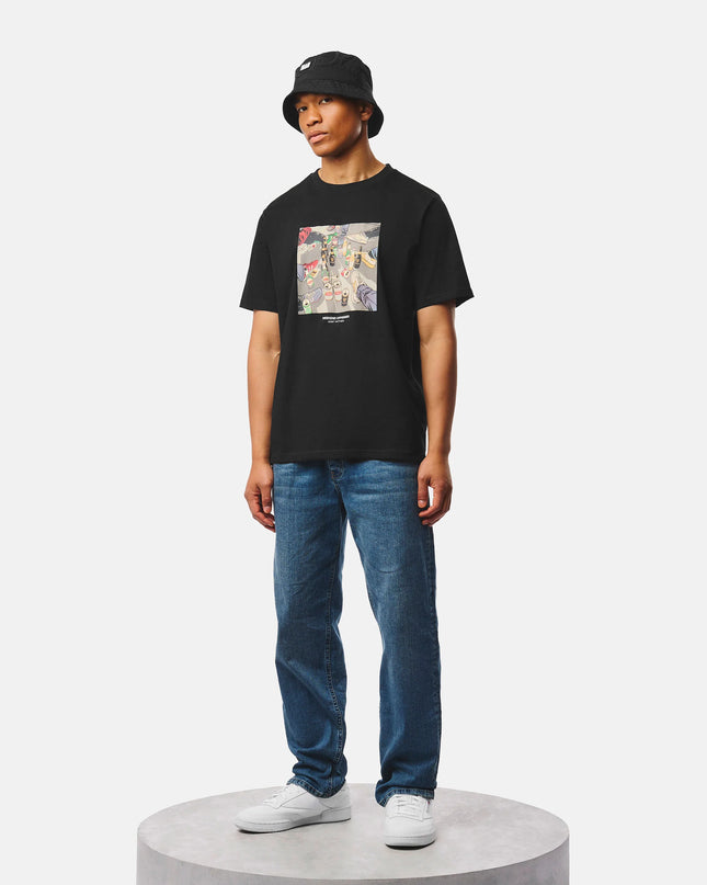 Weekend Offender Imbibo Graphic T-Shirt in Black
