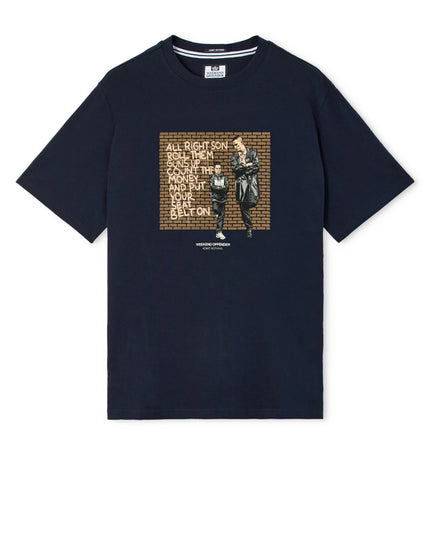 Weekend Offender Pater Graphic Tee in Navy - 138