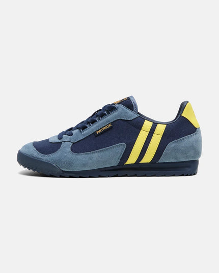 Patrick Forza Runner Trainer in Navy/Blue/Yellow