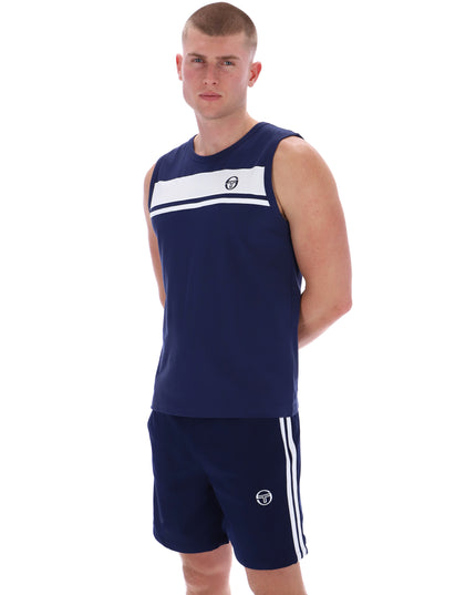 Sergio Tacchini Damarindo Vest Navy/White 