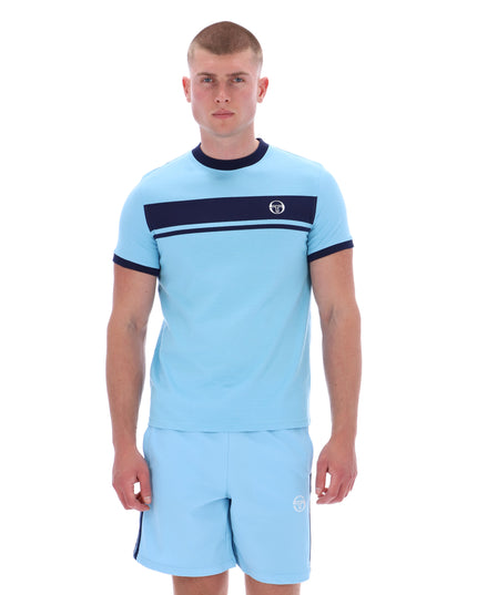 Sergio Tacchini Masters Crew Neck Tee Baltic Sea/Navy - 281