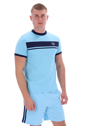 Sergio Tacchini Masters Crew Neck Tee Baltic Sea/Navy - 281