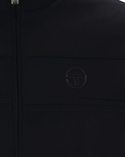 Sergio Tacchini Damarindo Track Top in Tripple Black