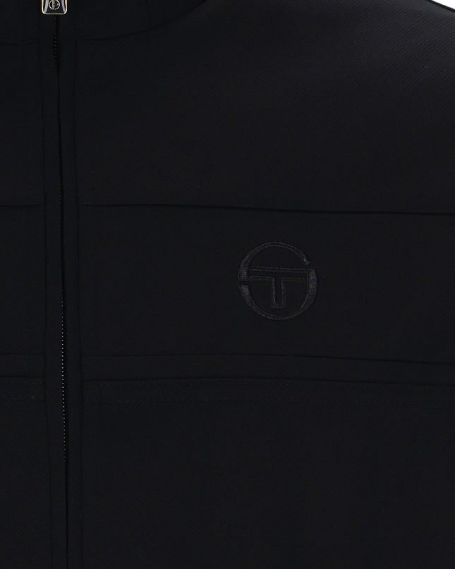 Sergio Tacchini Damarindo Track Top in Tripple Black