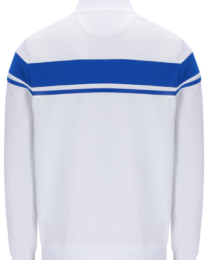 Sergio Tacchini Damarindo Track Top in White/Princess Blue