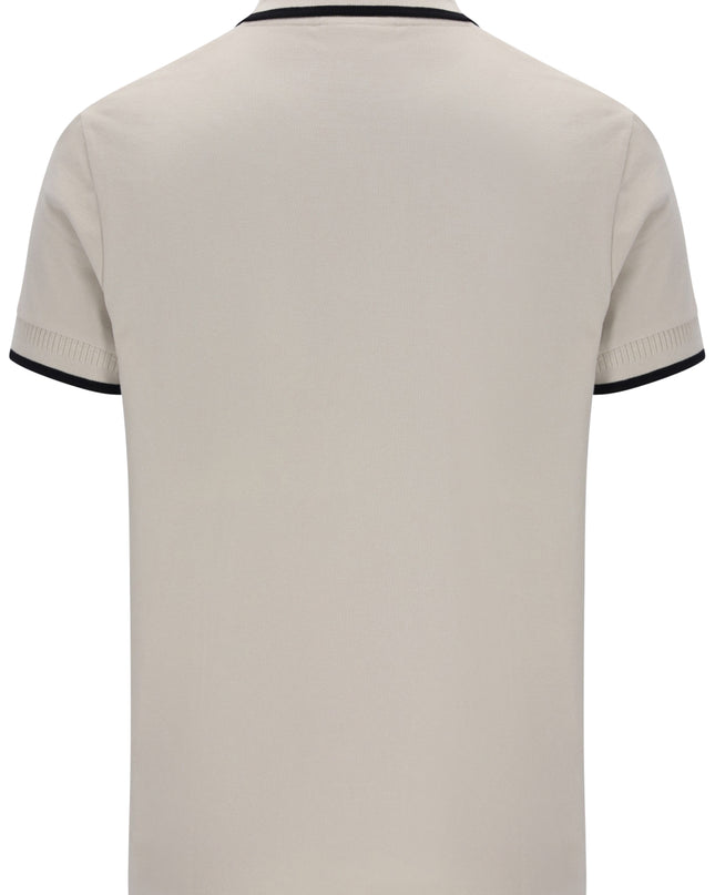 Sergio Tacchini Davide Zip Polo Shirt in Peyote