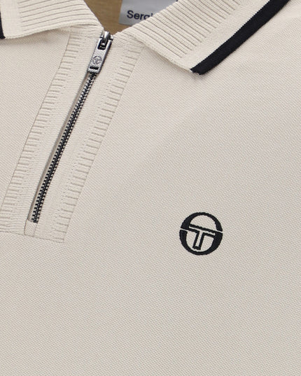 Sergio Tacchini Davide Zip Polo Shirt in Peyote