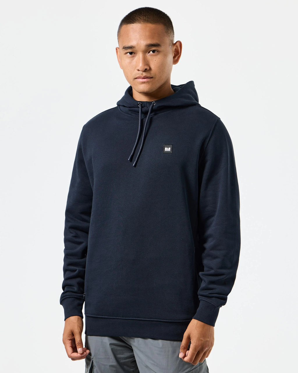 Weekend Offender Ribbe Hoodie Navy - Raw Menswear