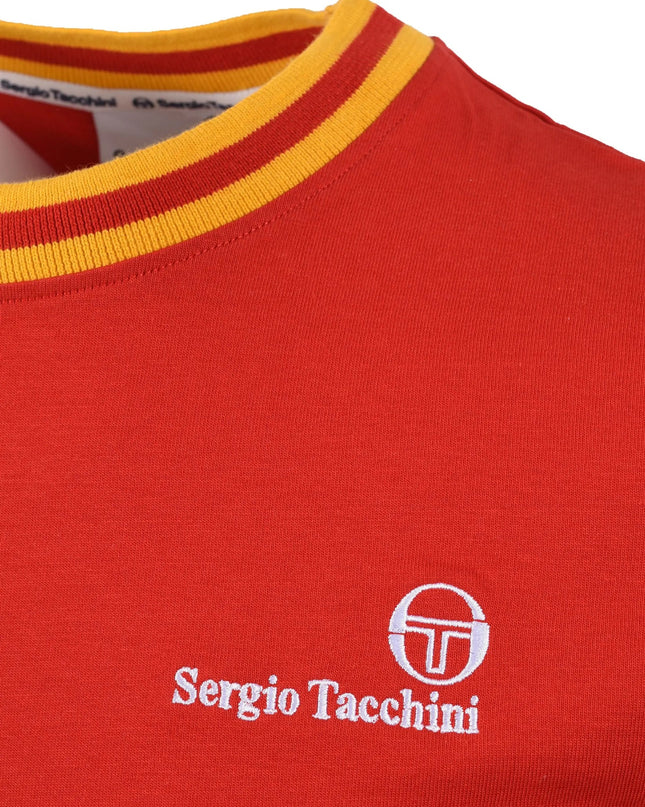 Sergio Tacchini Rainer FC Tee Adrenaline Rush/Old Gold