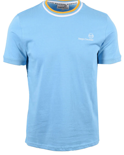Sergio Tacchini Rainer FC Tee Baltic Sea/White/Old Gold