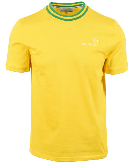 Sergio Tacchini Rainer FC Tee Cyber Yellow/Fern Green
