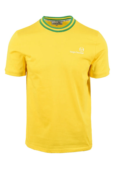 Sergio Tacchini Rainer FC Tee Cyber Yellow/Fern Green