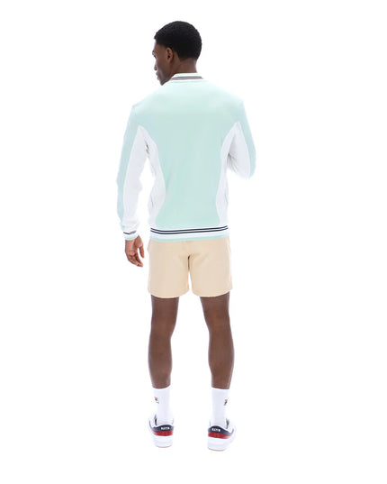 FILA Settanta Baseball Track Top Surf Spray/White/Fila Navy