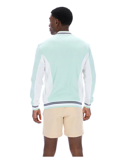 FILA Settanta Baseball Track Top Surf Spray/White/Fila Navy