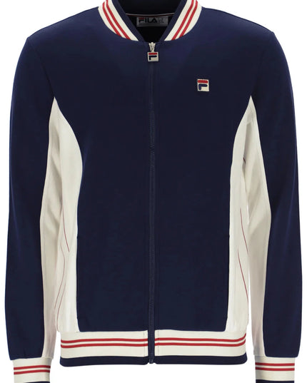 FILA Settanta Baseball Track Top Navy/Gardenia/Red - 499 Raw Menswear