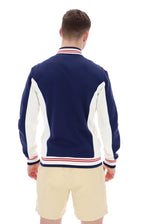 Charger l&#39;image dans la galerie, FILA Settanta Baseball Track Jacket Navy - Raw Menswear
