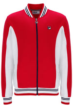 Carica l&#39;immagine nel visualizzatore di Gallery, FILA Settanta Baseball Track Jacket Red - Raw Menswear
