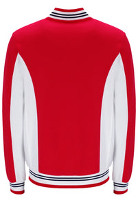 FILA Settanta Baseball Track Jacket Red - Raw Menswear
