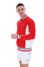 Load image into Gallery viewer, FILA Settanta Baseball Track Jacket Red - Raw Menswear
