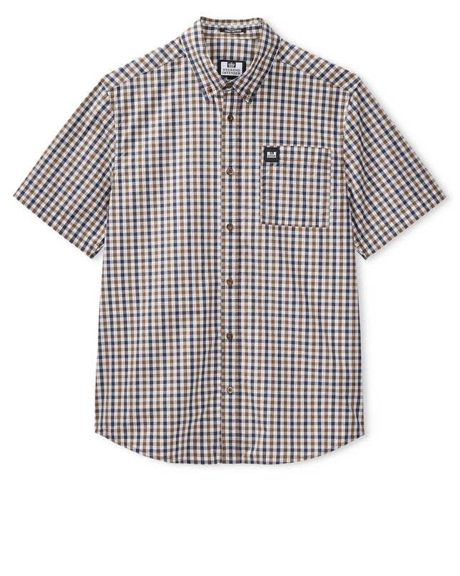 Weekend Offender Joyce Short Sleeve Shirt Mid House Check