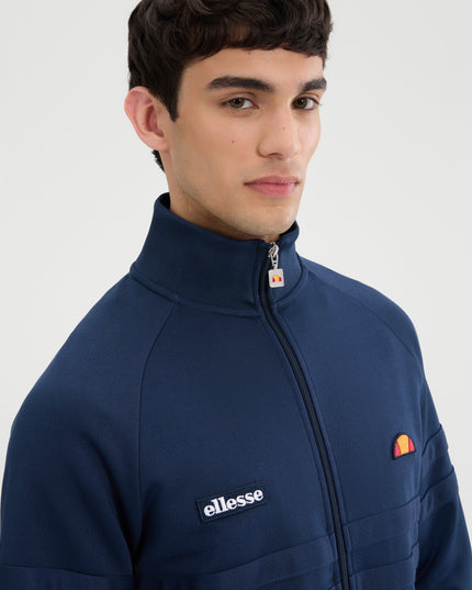 Ellesse Rimini 80s Vintage Track Top Navy Mono