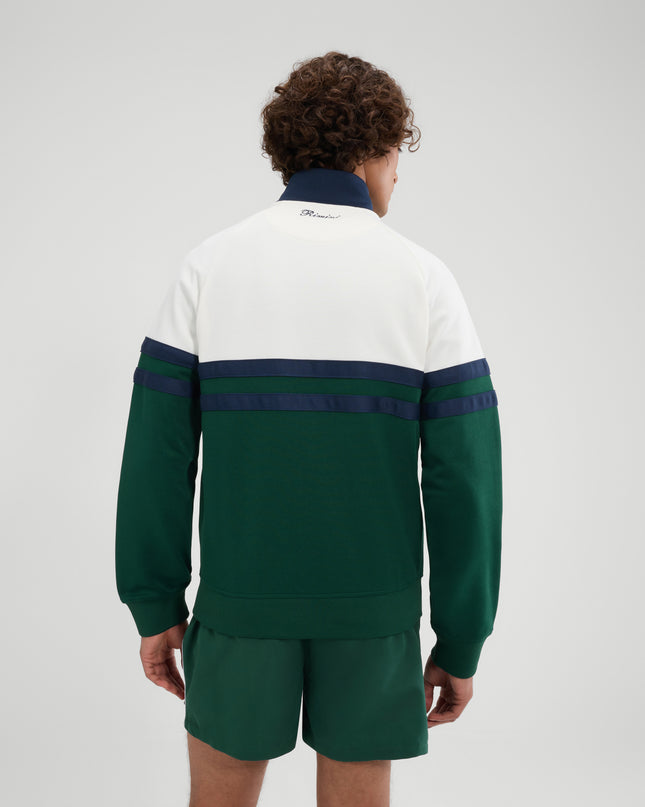 Ellesse Rimini Track Top Dark Green/Off White