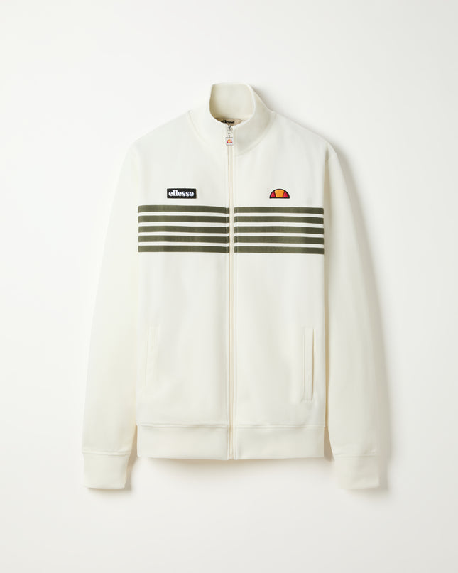 Ellesse Vicenza Track Top in Ecru/Olive