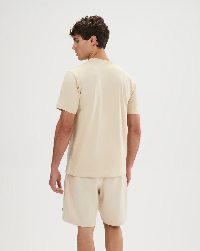 Ellesse Venire Tee in Off White/Stone