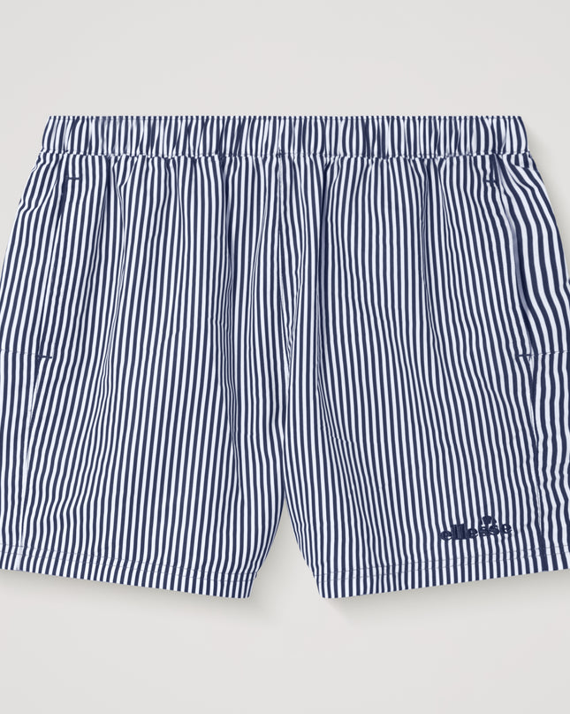 Ellesse Sylbio Swim Shorts Navy/White Striped
