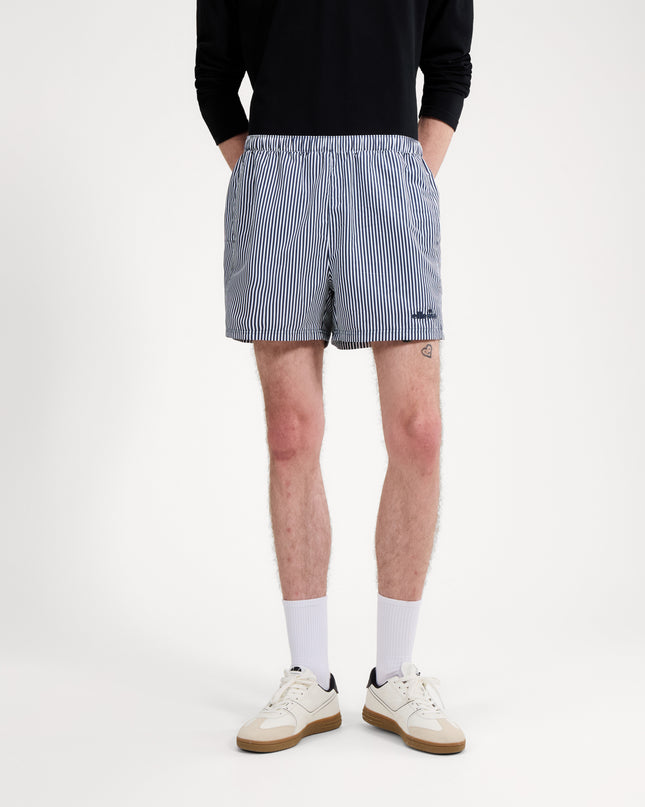Ellesse Sylbio Swim Shorts Navy/White Striped