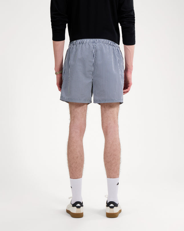 Ellesse Sylbio Swim Shorts Navy/White Striped