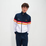 Load image into Gallery viewer, Ellesse Rimini Track Top Heritage Jacket Navy/White - Raw Menswear
