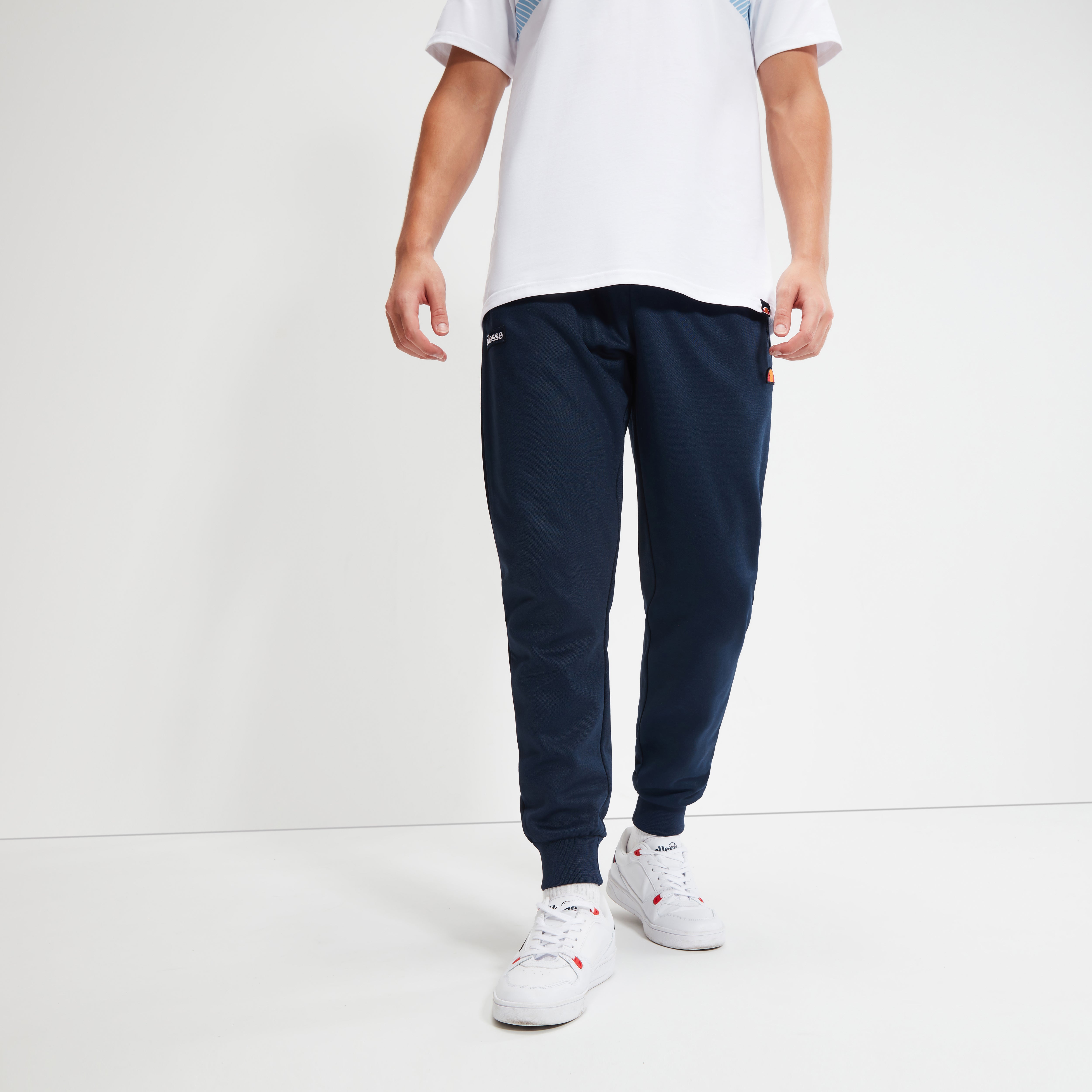 Ellesse Bertoni Track Bottoms Navy - Raw Menswear