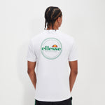 Charger l&#39;image dans la galerie, Ellesse Liammo Heritage Back Print Tee White - Raw Menswear
