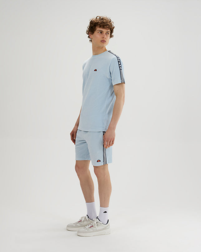 Ellesse Velour Madori Tee in Light Blue