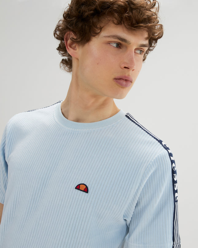 Ellesse Velour Madori Tee in Light Blue