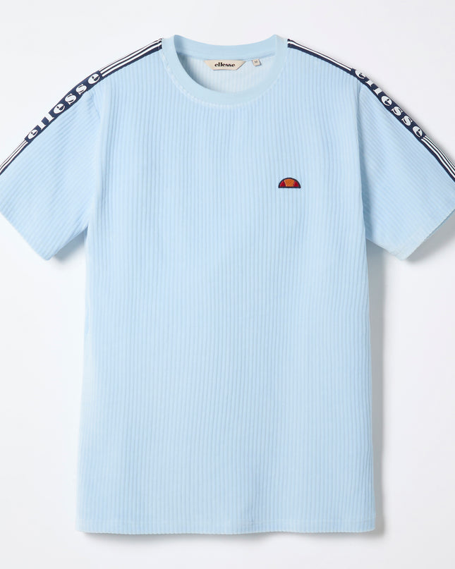 Ellesse Velour Madori Tee in Light Blue
