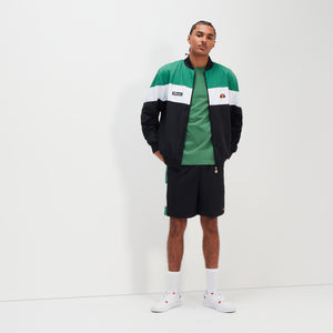 Ellesse Brolo Track Top Jacket Black/Green - Raw Menswear