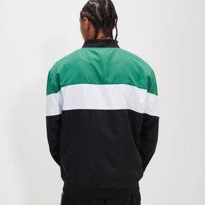 Ellesse Brolo Track Top Jacket Black/Green - Raw Menswear
