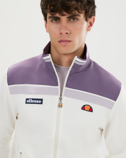 Ellesse Vignola Track Top in Off White/Lilac