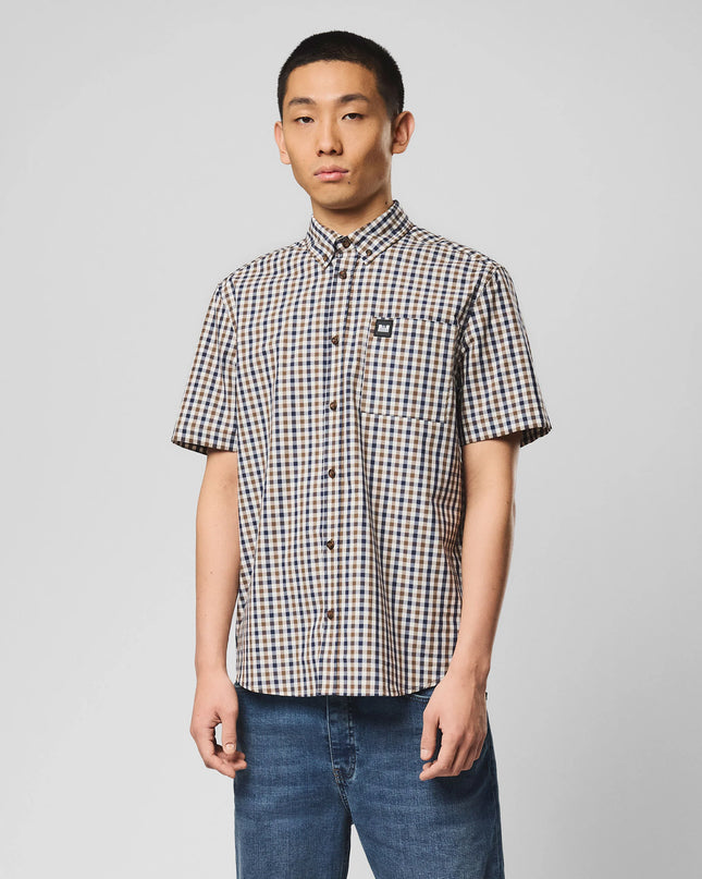 Weekend Offender Joyce Short Sleeve Shirt Mid House Check
