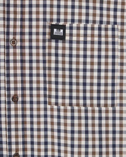 Weekend Offender Joyce Short Sleeve Shirt Mid House Check