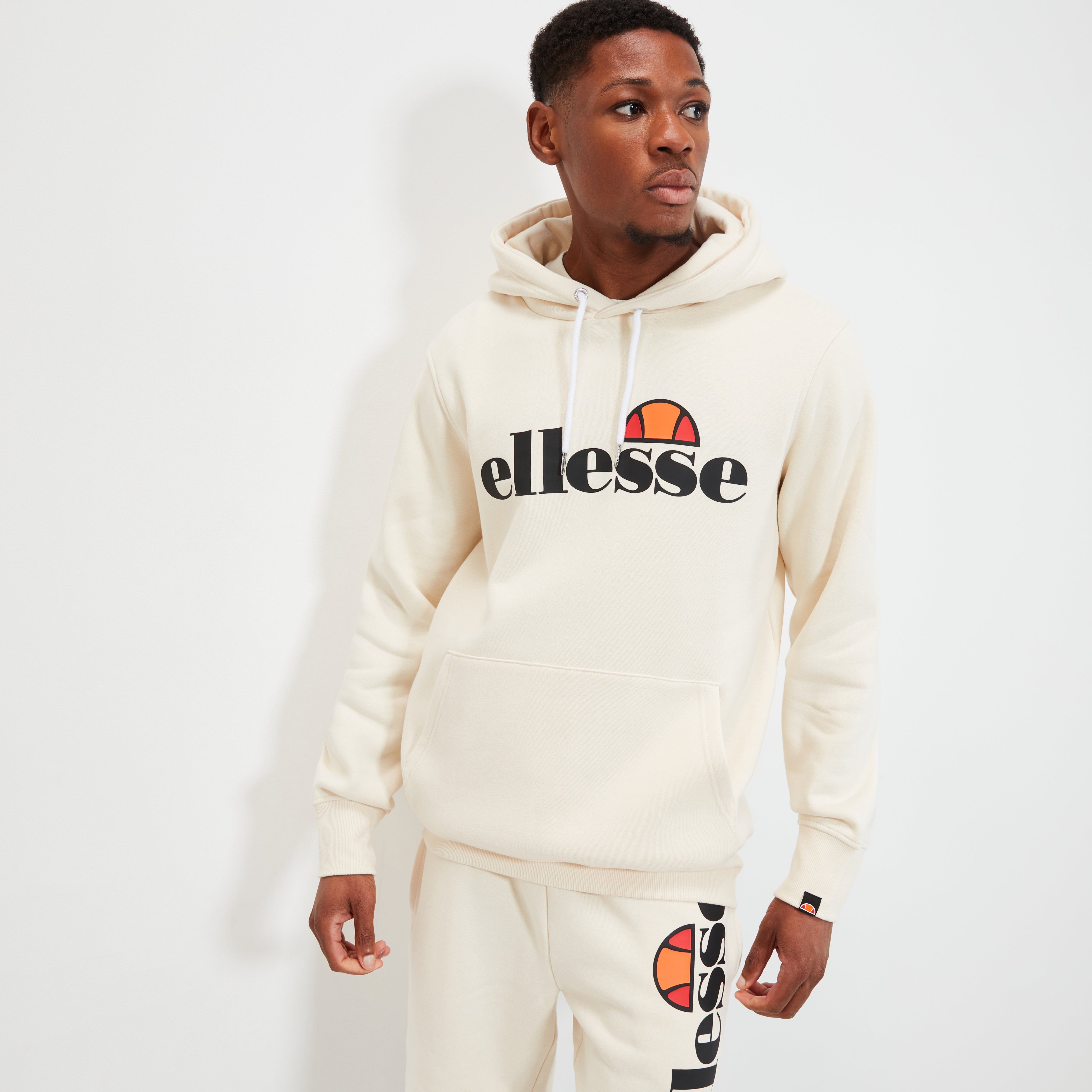 Ellesse Gottero Over Head Hoodie Off White - Raw Menswear