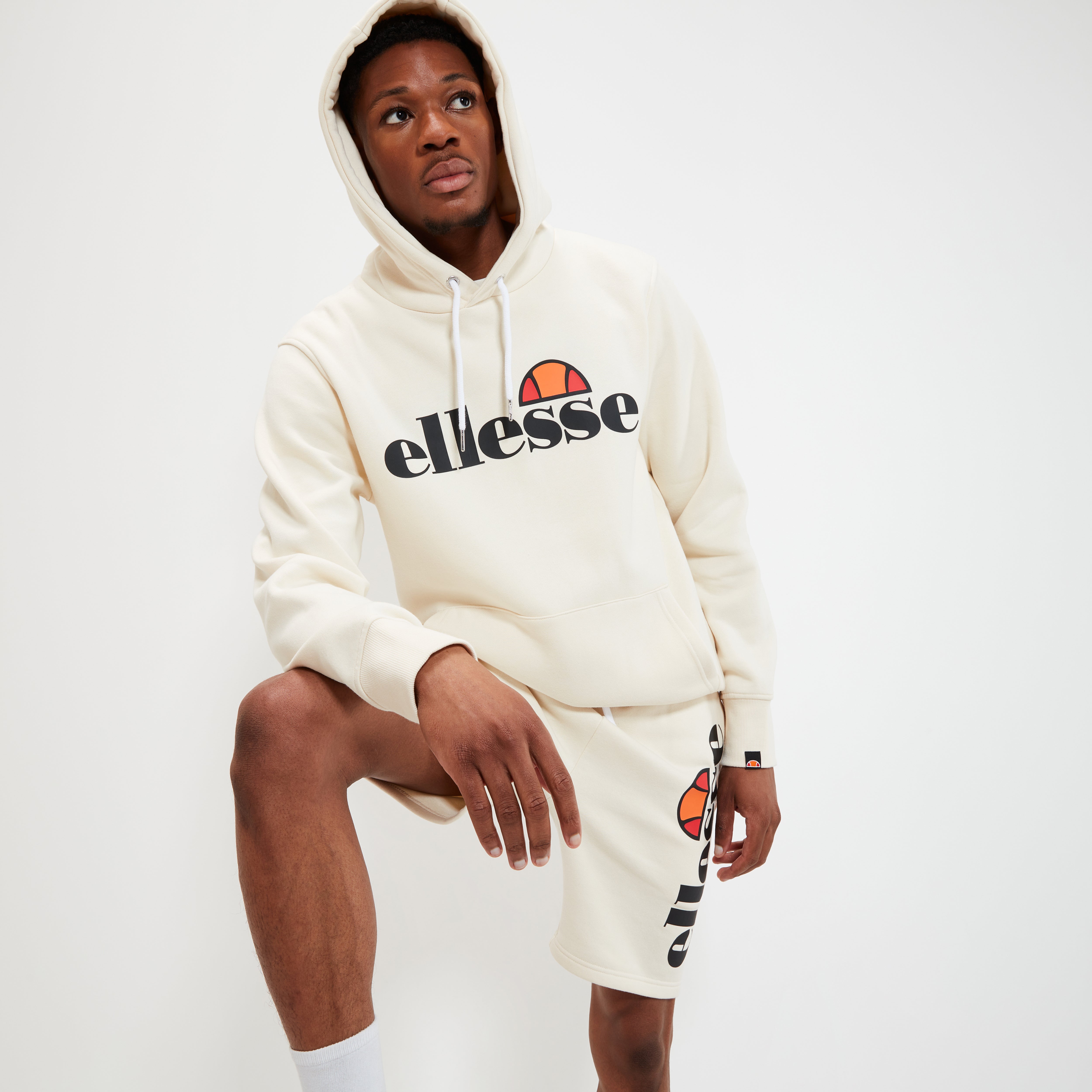 Ellesse Gottero Over Head Hoodie Off White - Raw Menswear