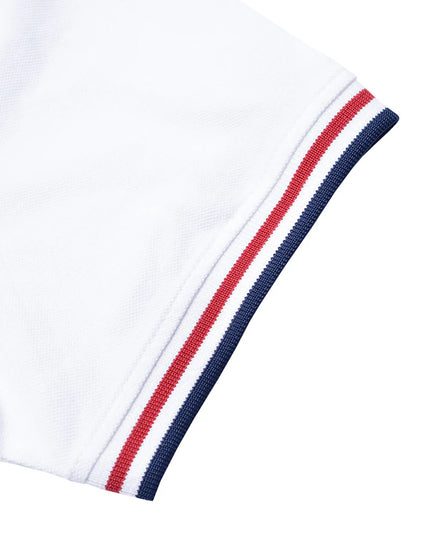 Lambretta Triple Tipped Pique Tee White