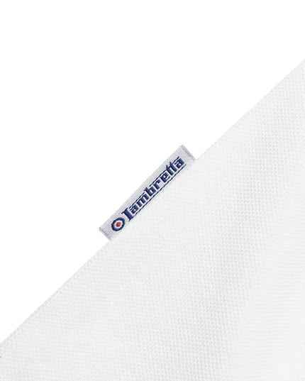 Lambretta Triple Tipped Pique Tee White