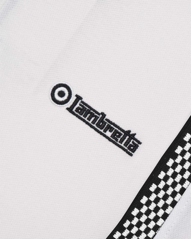 Lambretta Two Tone Polo White
