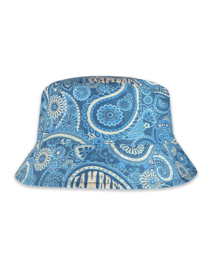 Lambretta Paisley Brand Bucket Hat Dark Blue