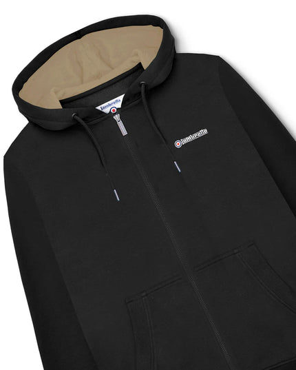 Lambretta F/Z Hoodie Black Cashew/Gold